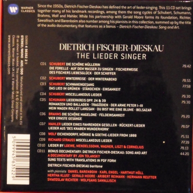 Dietrich Fischer-Dieskau (Дмитрий Фишер-Дискау): The Great Emi Recordings