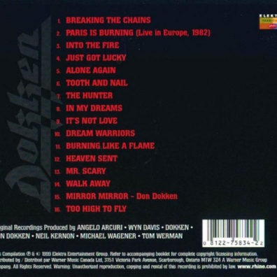 The Very Best Of Dokken Dokken (Доккен): The Very Best Of Dokken