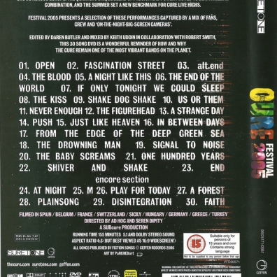 Festival 2005 The Cure: Festival 2005