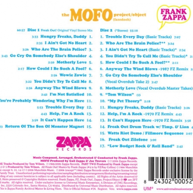 Mofo Frank Zappa (Фрэнк Заппа): Mofo