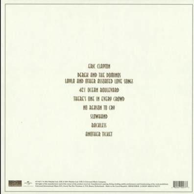 Eric Clapton (Эрик Клэптон): The Studio Album Collection