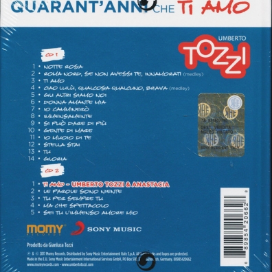 Quarant’anni che ti amo Umberto Tozzi (Умберто Тоцци): Quarant’anni che ti amo