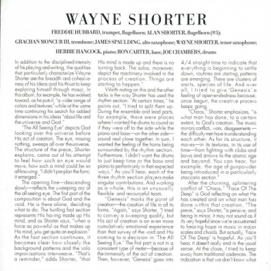 Wayne Shorter (Уэйн Шортер): The All Seeing Eye