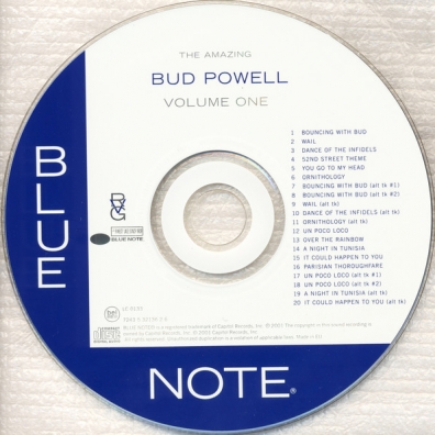 Bud Powell (Бад Пауэлл): The Amazing Bud Powell: Vol.1