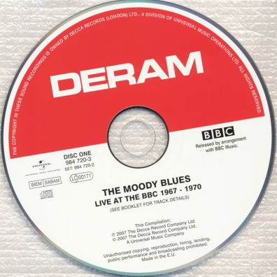 Moody Blues (Муди Блюз): Bbc Sessions 1967-1970