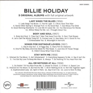 Billie Holiday (Билли Холидей): Original Albums