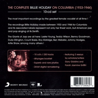 Billie Holiday (Билли Холидей): Lady Day: The Complete Billie Holiday On Columbia. 1933-1944 (2-е изд.)