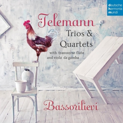 Bassorilievi: Telemann: Trios & Quartets With Transverse Flute & Viola Da Gamba