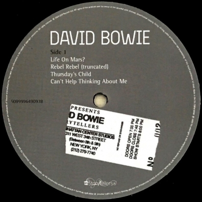 David Bowie (Дэвид Боуи): Vh1 Storytellers