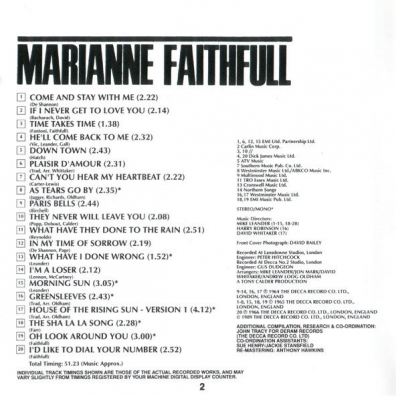 Marianne Faithfull (Марианна Фейтфулл): Marianne Faithfull
