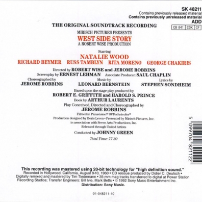 L. Bernstein (Леонард Бернстайн): West Side Story (Sony Broadway)