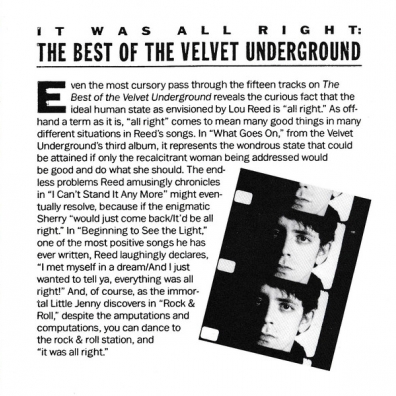Best Of Velvet Underground (Вельвет Андеграунд): Best Of
