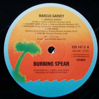 Burning Spear (Уинстон Родни): Marcus Garvey