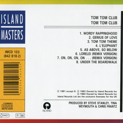 Wordy Rappinghood Tom Tom Club (Том Том Клуб): Wordy Rappinghood