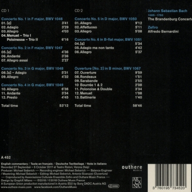 Bach: Brandenburg Concertos Johann Sebastian Bach (Иоганн Себастьян Бах): Bach: Brandenburg Concertos