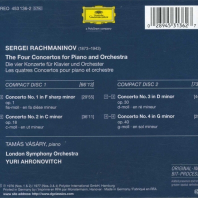 Tamas Vasary (Тамаш Вашари): S. Rachmaninov: Complete Piano Concertos