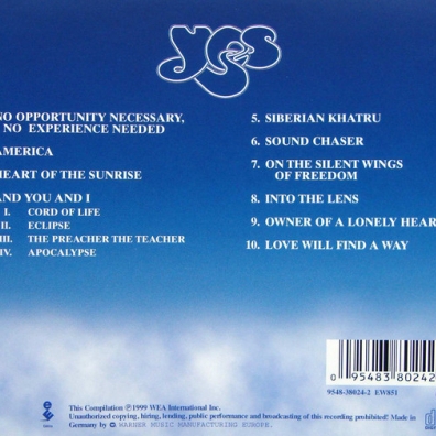 Best Of Yes Yes: Best Of Yes