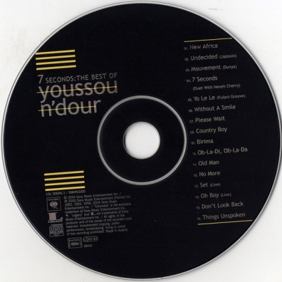 Youssou N'Dour (Юссу Н’Дур): 7 Seconds: The Best Of Youssou N'Dour