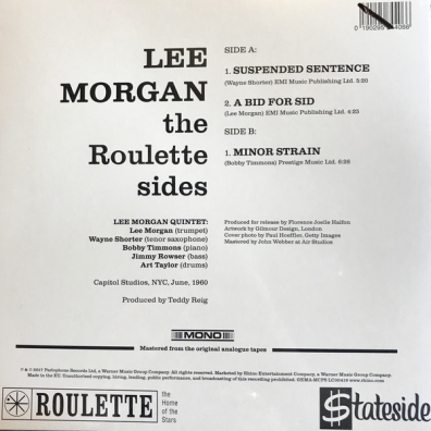 The Roulette Sides Lee Morgan (Ли Морган): The Roulette Sides