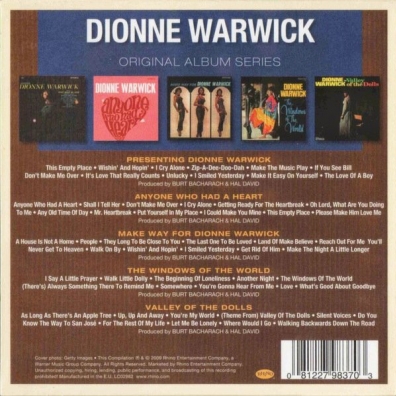 Dionne Warwick (Дайон Уорвик): Original Album Series