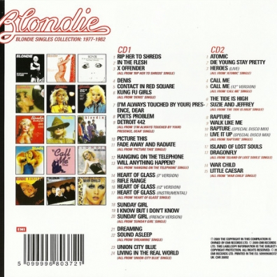 Singles Collection: 1977-1982 Blondie (Блонди): Singles Collection: 1977-1982