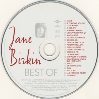 Best Of Jane Birkin (Джейн Биркин): Best Of