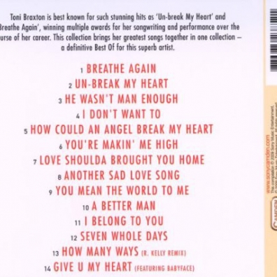 Breathe Again: The Best Of Toni Braxton Toni Braxton (Тони Брэкстон): Breathe Again: The Best Of Toni Braxton