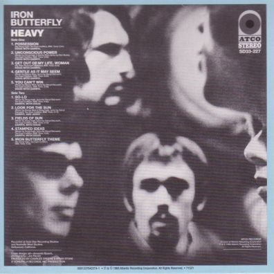 Iron Butterfly (Айрон Баттерфляй): Original Album Series (Heavy / In-A-Gadda-Da-Vida / Ball / Live / Metamorphosis)