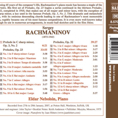 Compl. Preludes Sergey Rachmaninov: Compl. Preludes