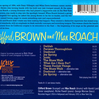 Clifford Brown (Клиффорд Браун): Clifford Brown And Max Roach