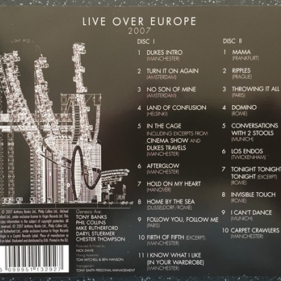 Live Over Europe Genesis (Дженесис): Live Over Europe