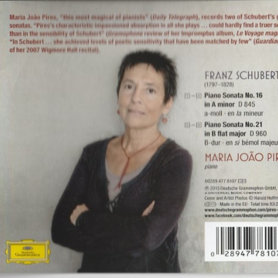 Maria Joao Pires (Мария Жуан Пиреш): Schubert Sonatas