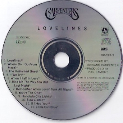 Lovelines The Carpenters: Lovelines