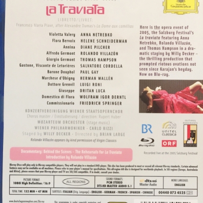 Анна Нетребко: Verdi: Traviata