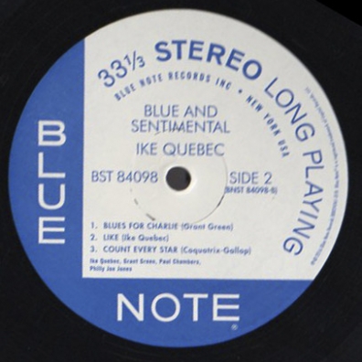 Blue & Sentimental Ike Quebec (Айк Квебек): Blue & Sentimental