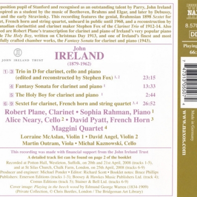 Sextet / Clarinet Trio John Ireland (Джон Айрленд): Sextet / Clarinet Trio