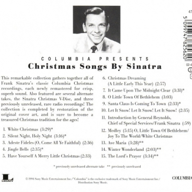 Christmas Songs By Frank Sinatra Frank Sinatra (Фрэнк Синатра): Christmas Songs By Frank Sinatra