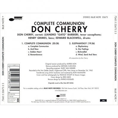 Don Cherry (Дон Черри): Complete Communion