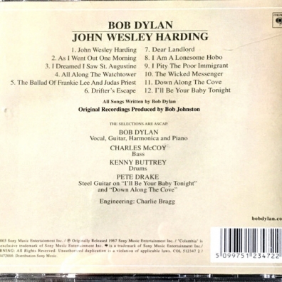 Bob Dylan (Боб Дилан): John Wesley Harding