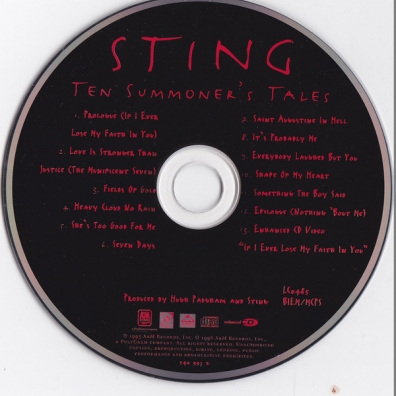 Ten Summoner's Tales Sting (Стинг): Ten Summoner's Tales