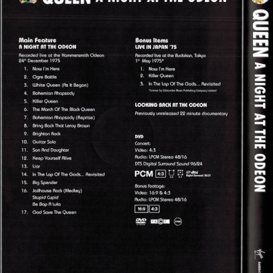 A Night At The Odeon Queen (Квин): A Night At The Odeon