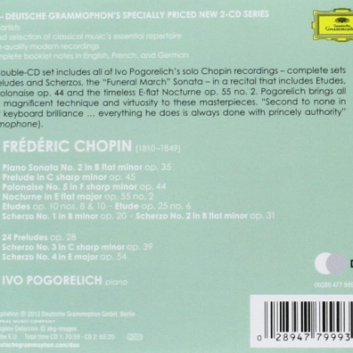 Ivo Pogorelich (Иво Погорелич): Chopin: 4 Scherzi; 24 Preludes; Sonata No.2…