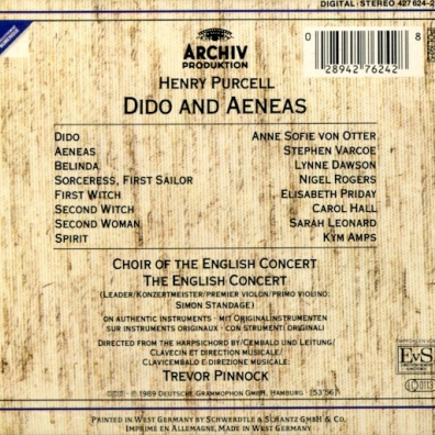 Trevor Pinnock (Тревор Пиннок): Purcell: Dido & Aeneas