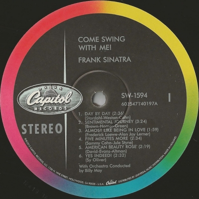 Frank Sinatra (Фрэнк Синатра): Come Swing With Me!