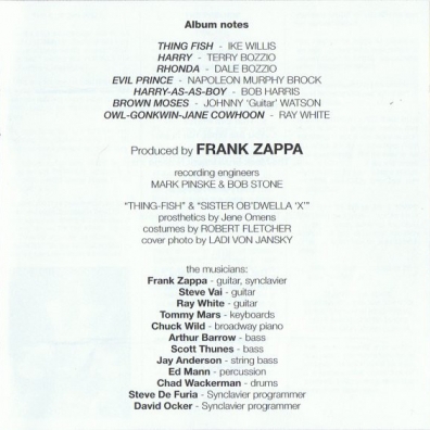 Frank Zappa (Фрэнк Заппа): Thing-Fish