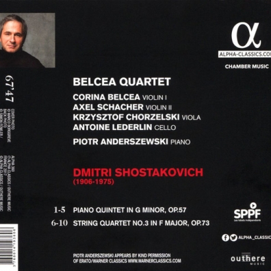 Dmitri Shostakovich (Дмитрий Дмитриевич Шостакович): Shostakovich: Quartet No. 3 & Piano Quintet