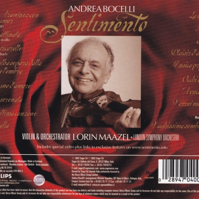 Sentimento Andrea Bocelli (Андреа Бочелли): Sentimento