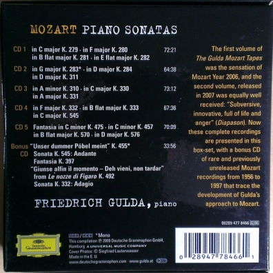 The Complete Gulda Mozart Tapes Friedrich Gulda (Фридрих Гульда): The Complete Gulda Mozart Tapes