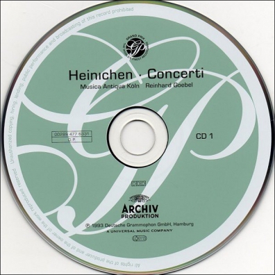 Reinhard Goebel (Рейнхард Гёбель): Heinichen: Dresden Concerti