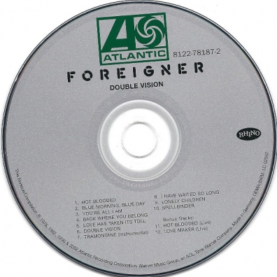 Foreigner (Форейне): Double Vision